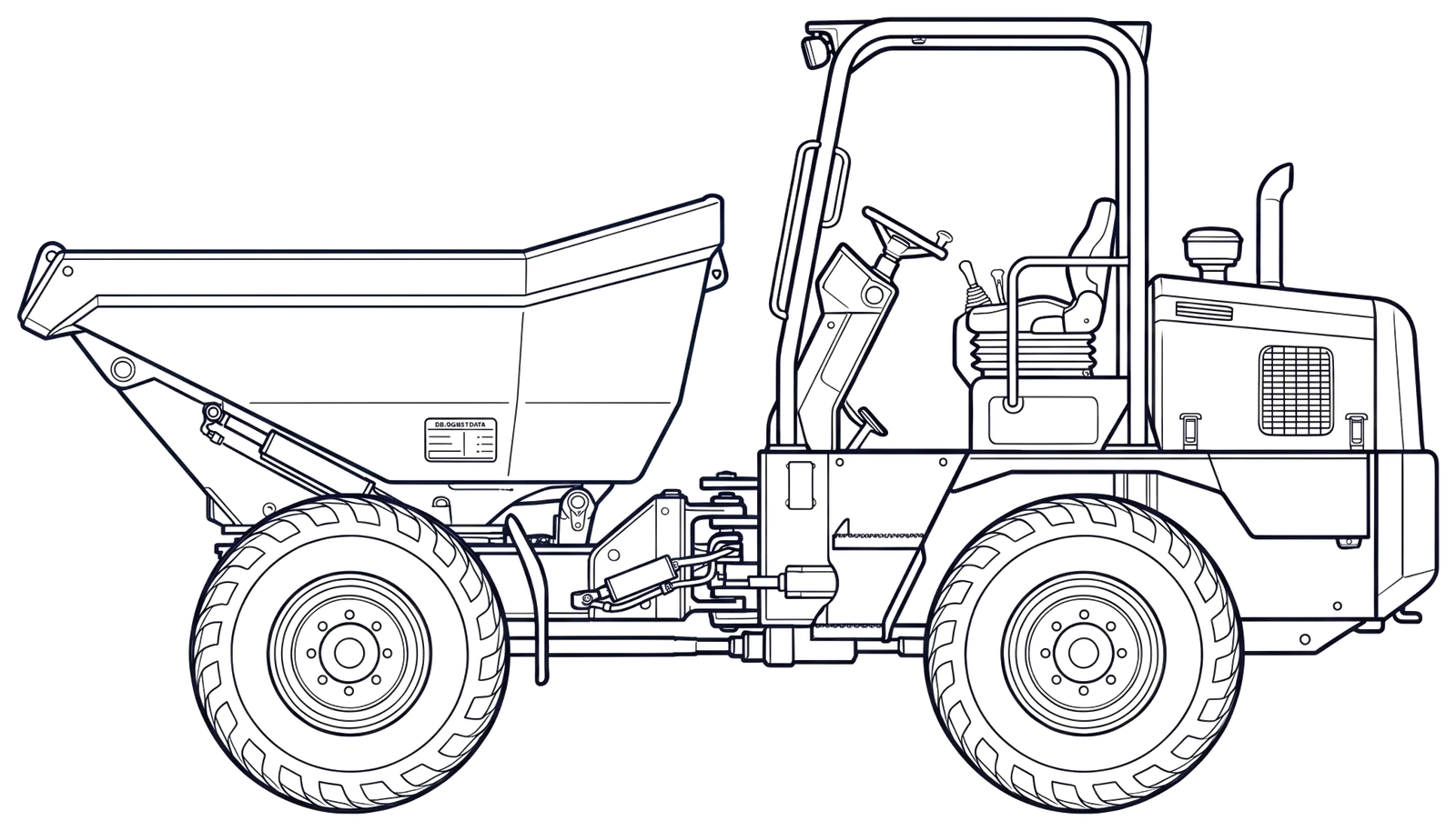 Wacker Neuson 2001 side elevation